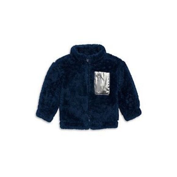 Splendid Girls' Sherpa Zip Jacket - Baby Size 6-12M - Picture 1 of 3